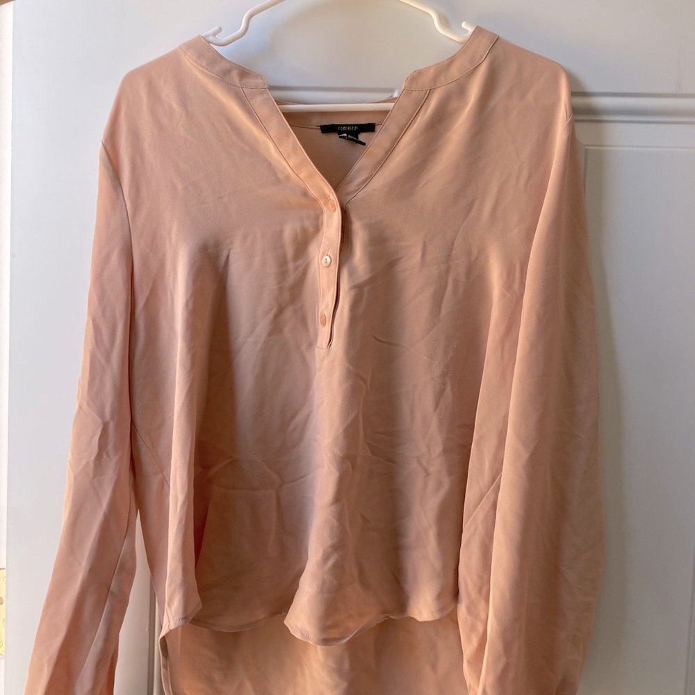 Peach blouse
